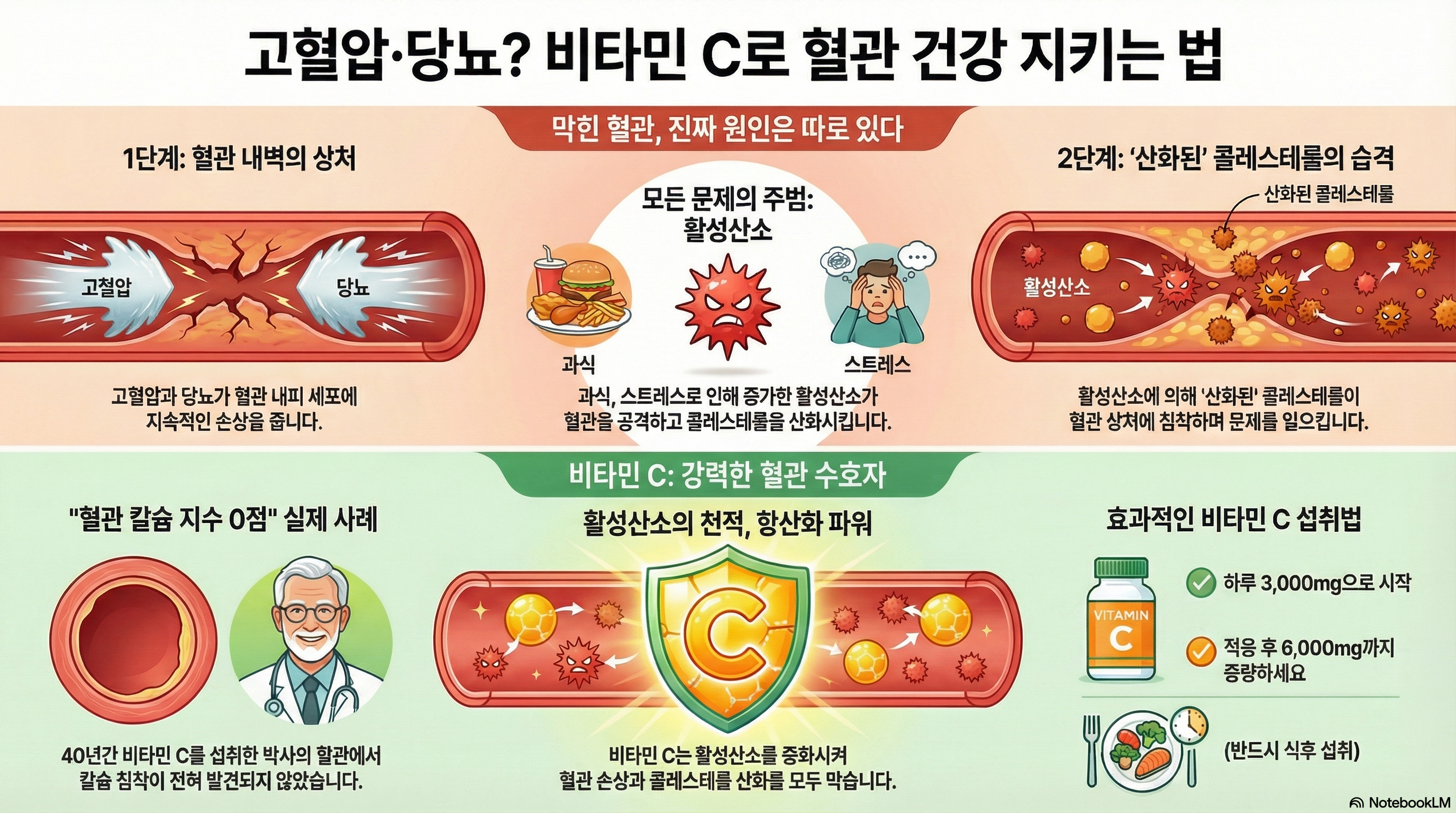 고혈압 당뇨, 비타민C로 해결 가능