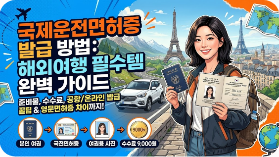국제운전면허증 발급 방법