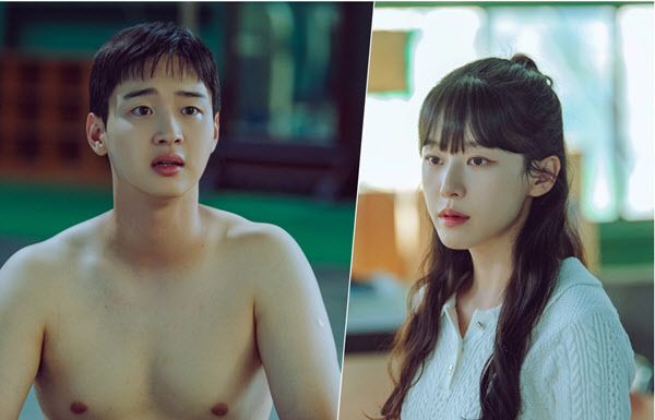 &#39;모래꽃&#39; 이주명 장동윤에게 고백받았다?! 눈맞춤 어색한 현장 공개