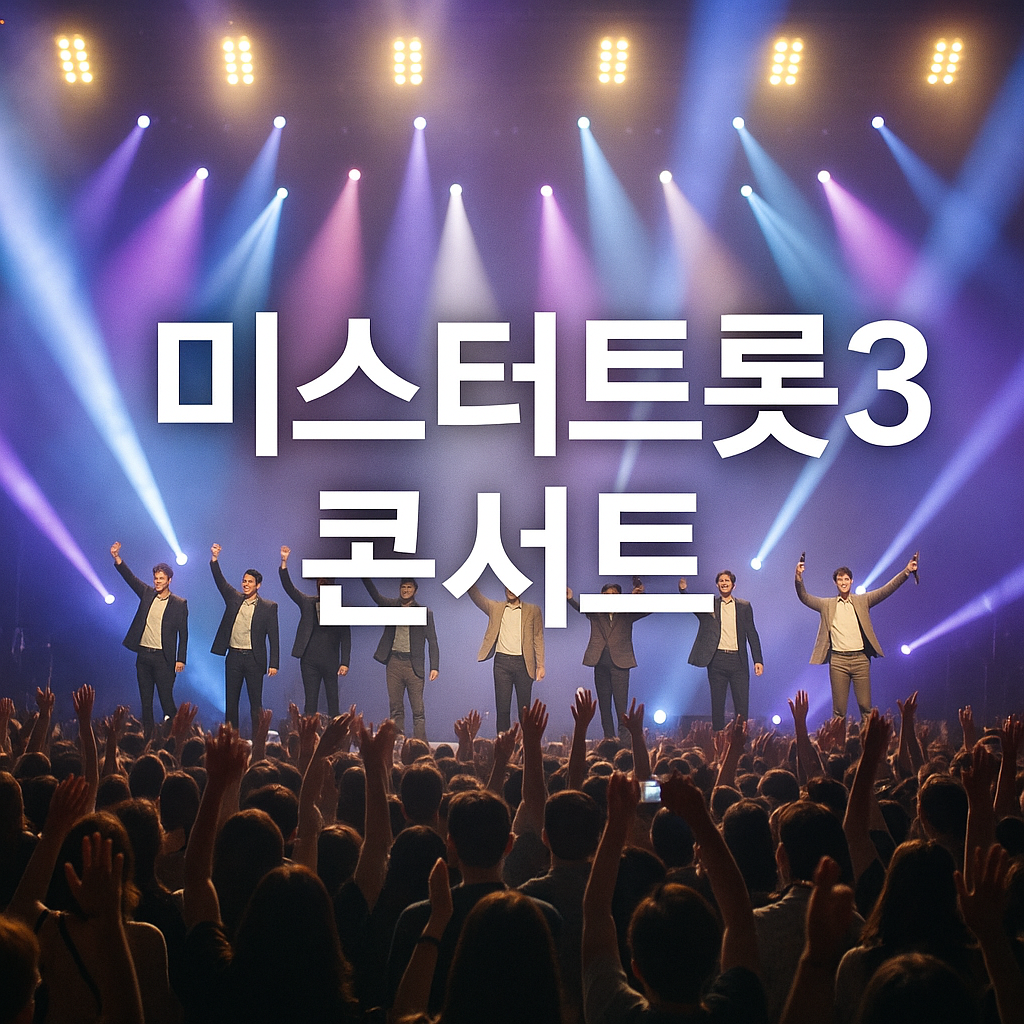 〈미스터트롯3 콘서트 예매 일정·좌석 가격·출연진 완벽 가이드〉