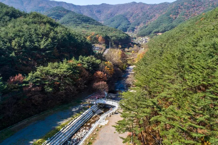 별천 계곡 전경 이미지