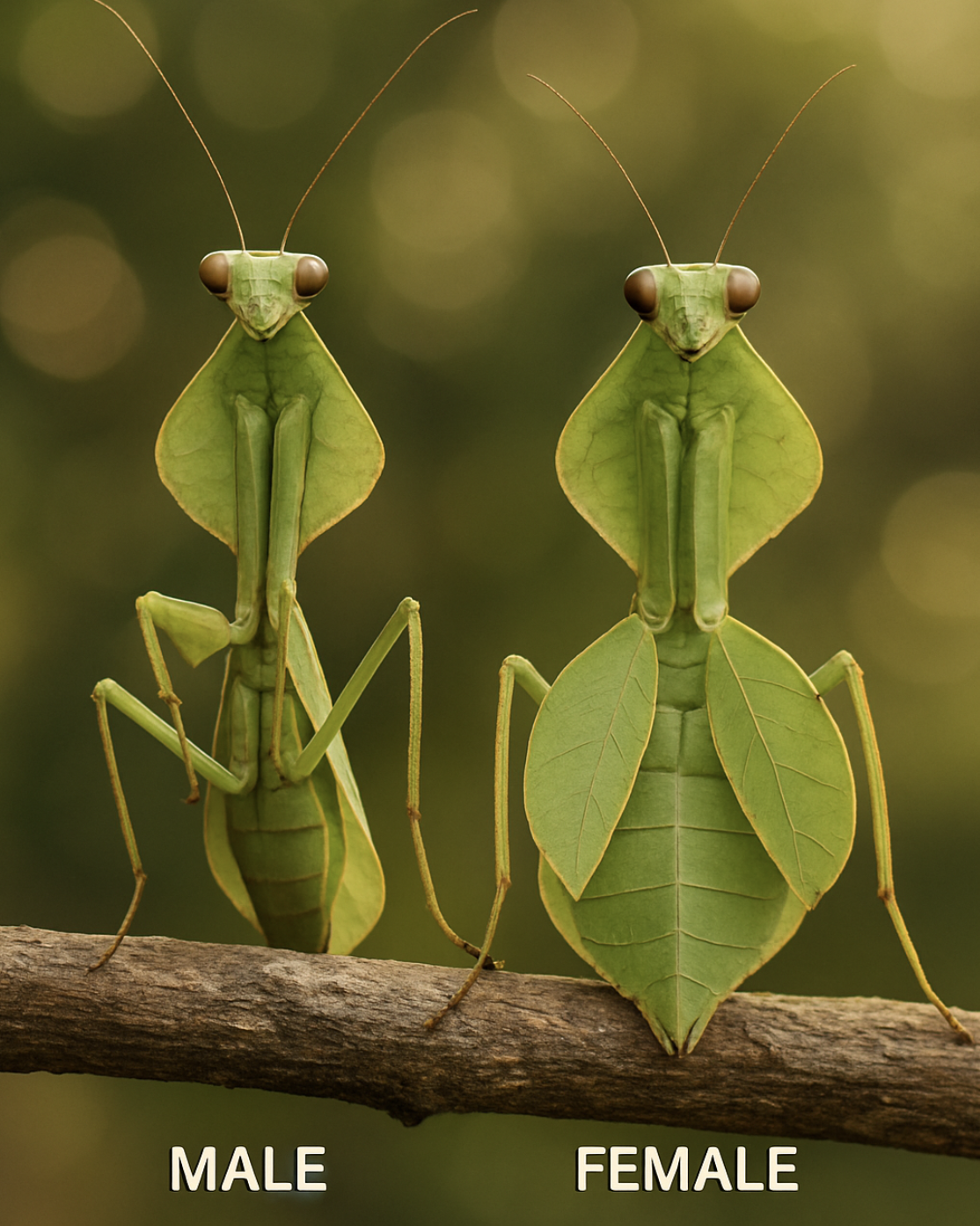 특별한 손님&amp;#44; 넓적배사마귀 구별법