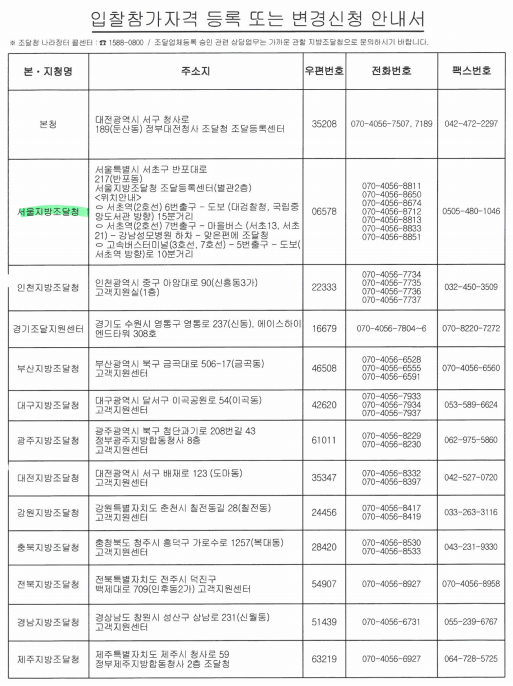 나라장터 입찰대리인 등록방법
