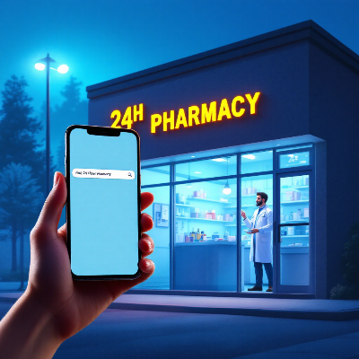 24시간 약국 찾기｜공공심야약국 이미지