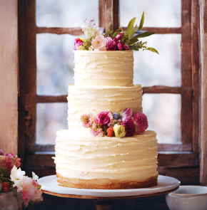 버터크림 웨딩케이크