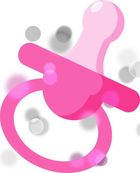 핑크색-아기용품