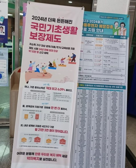 국민기초생활보장 지원내용