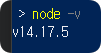 node -v
v14.17.5