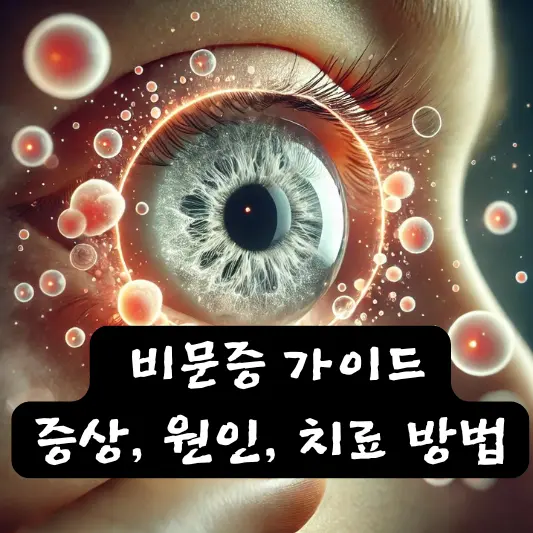 비문증 가이드 증상, 원인, 치료 방법