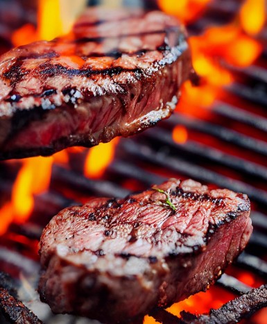 고기 맛있게 굽는법 - 소금치기, 자주뒤집기, 레스팅