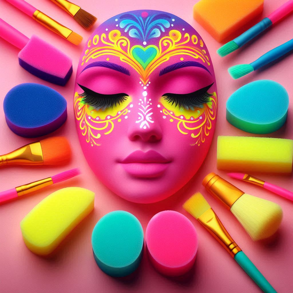 페이스페인팅 도구들