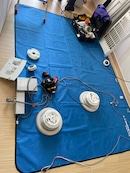 시스템 에어컨 분해 이미지