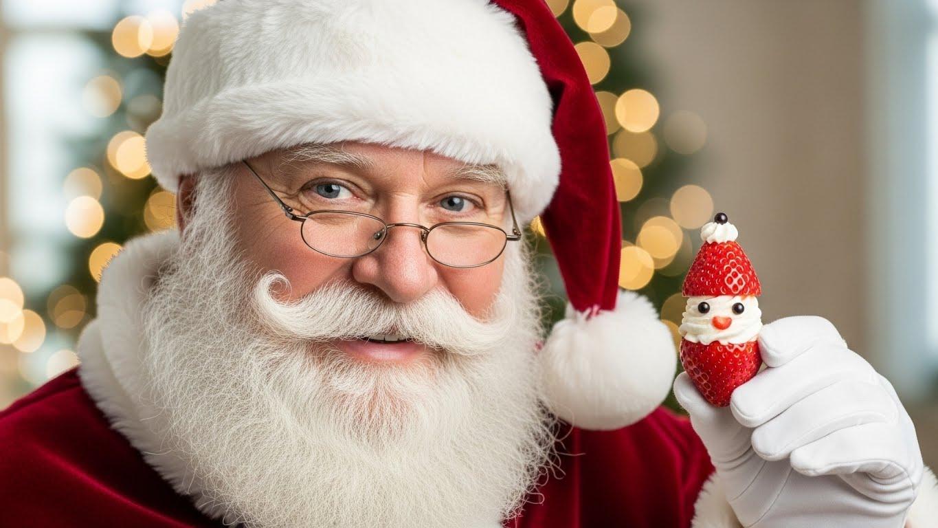 크리스마스 딸기산타 만들기