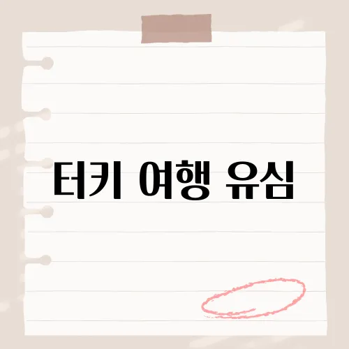 터키 여행 유심, 공항수령이 최저가?