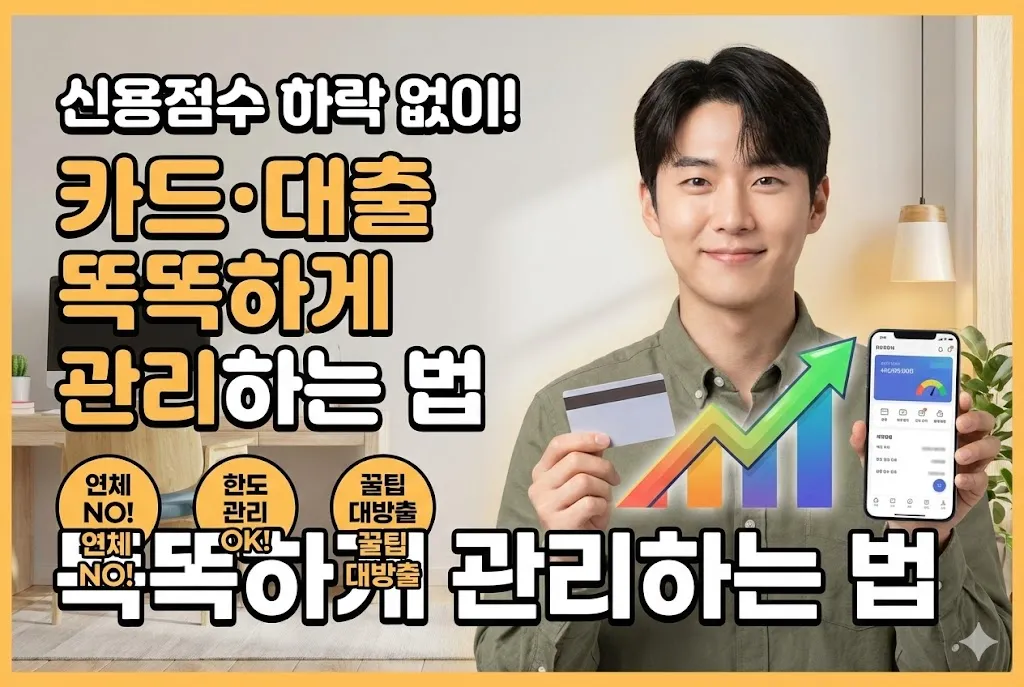 신용점수 하락 없이 카드&middot;대출 현명하게 관리하는 방법