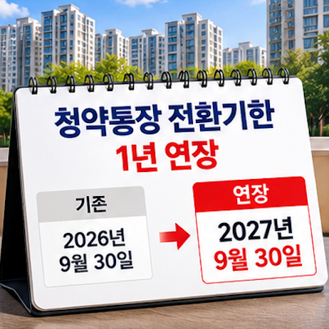 청약통장 전환방법 