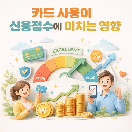 카드 사용이 신용점수에 미치는 영향 썸네일