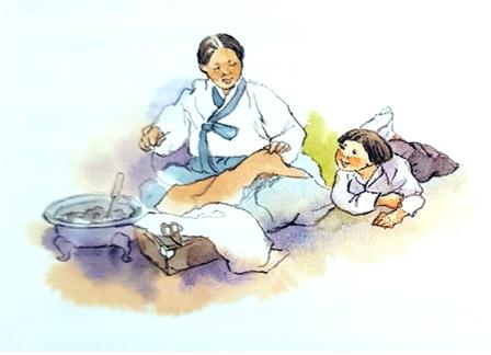 <그 많던 싱아는 누가 다 먹었을까> 삽화