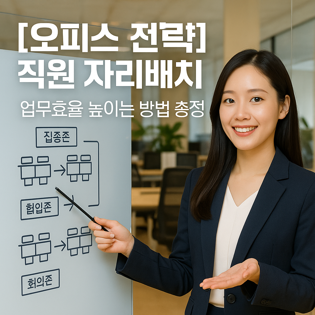 [오피스 전략] 직원 자리 배치 ｜ 업무 효율 높이는 방법 총정리