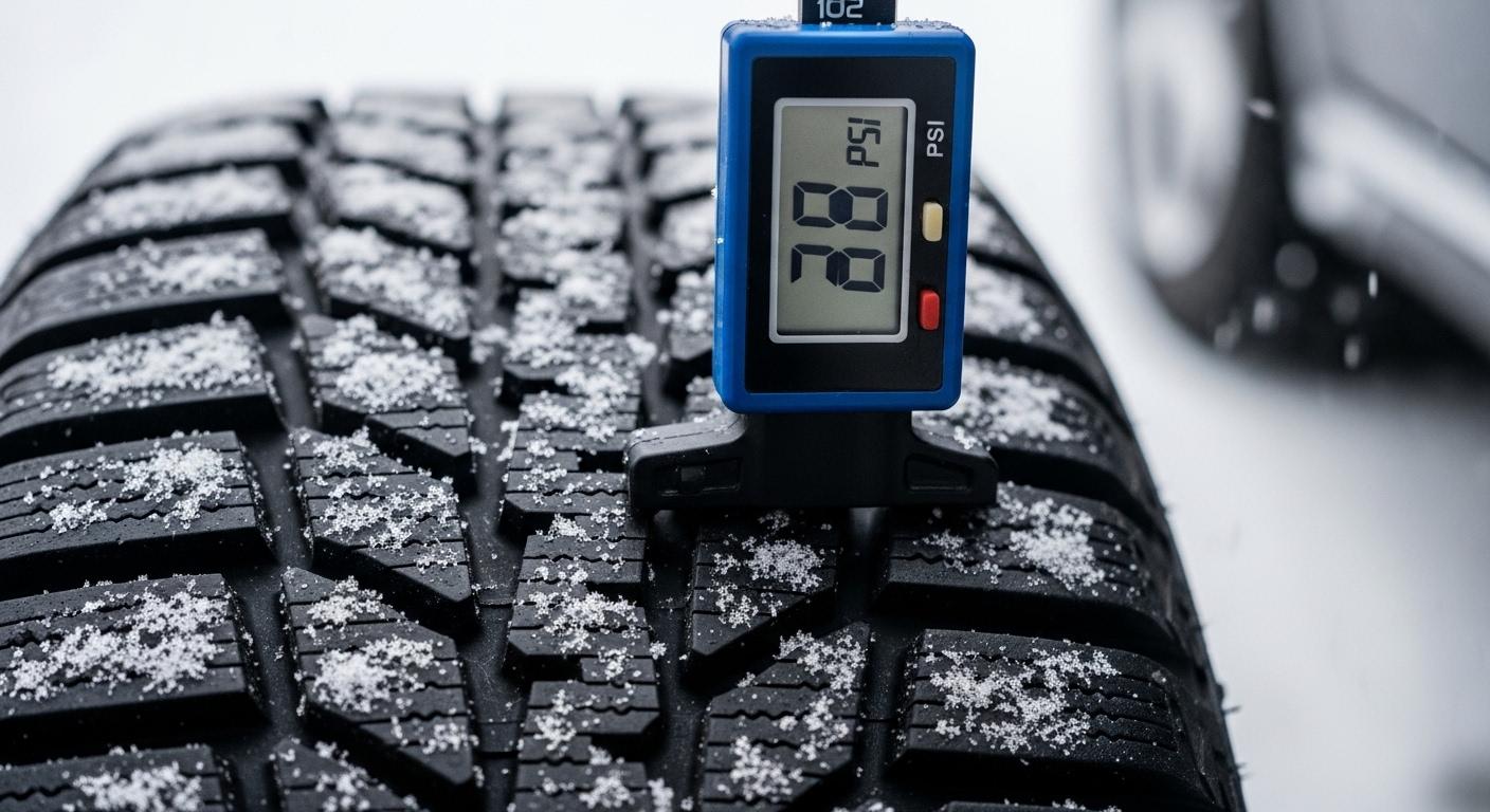 자동차 타이어 겨울철 공기압