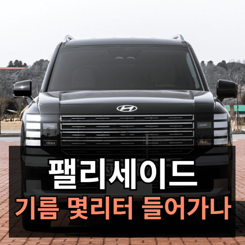 팰리세이드 기름통 크기와 몇리터일까?ㅣ주행거리 연비 유지비 총정리