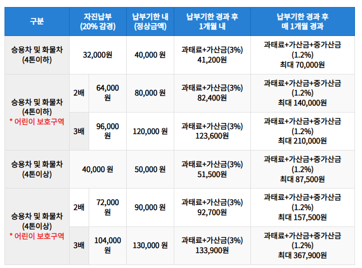 주정차위반조회