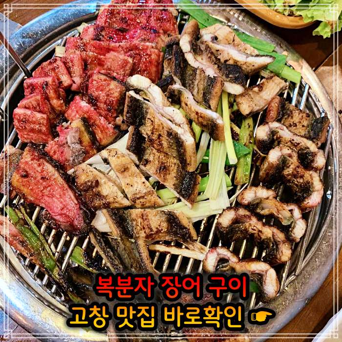 고창 선운사 맛집 복분자 장어구이