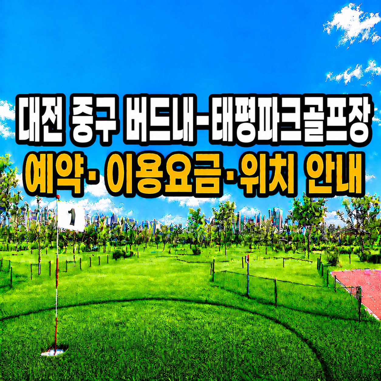 버드내-태평파크골프장(중구) 이용 가이드 ❘ 예약방법&middot;이용요금&middot;운영시간 완벽 정리
