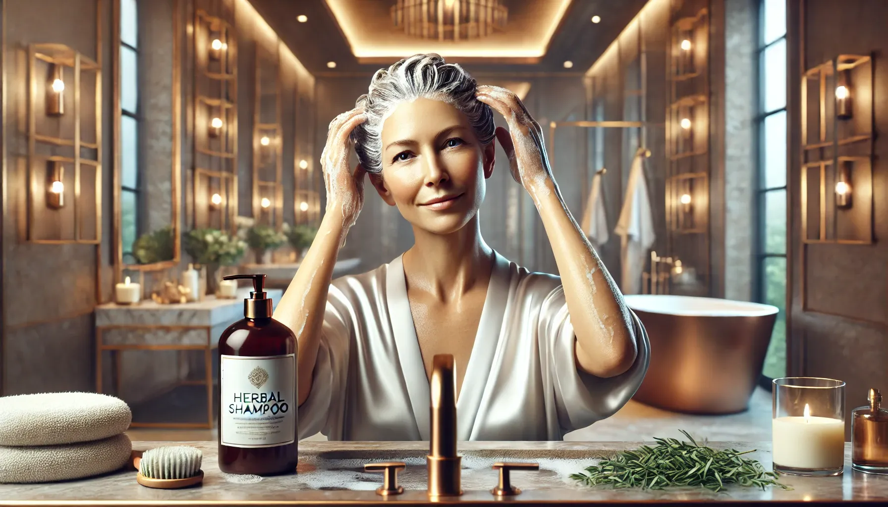 50대 여성도 풍성한 머릿결