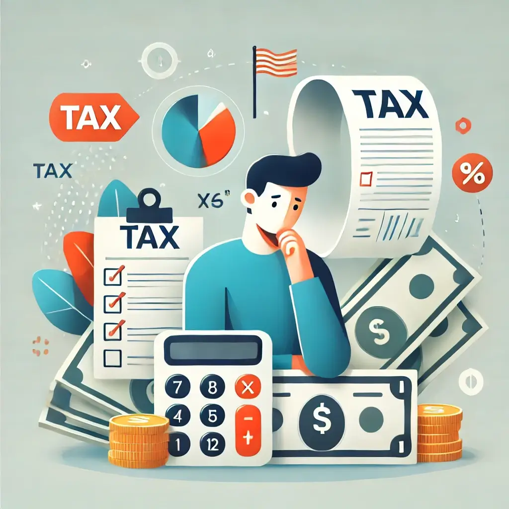 세금서류, 계산기, 격정많은 사람, 돈