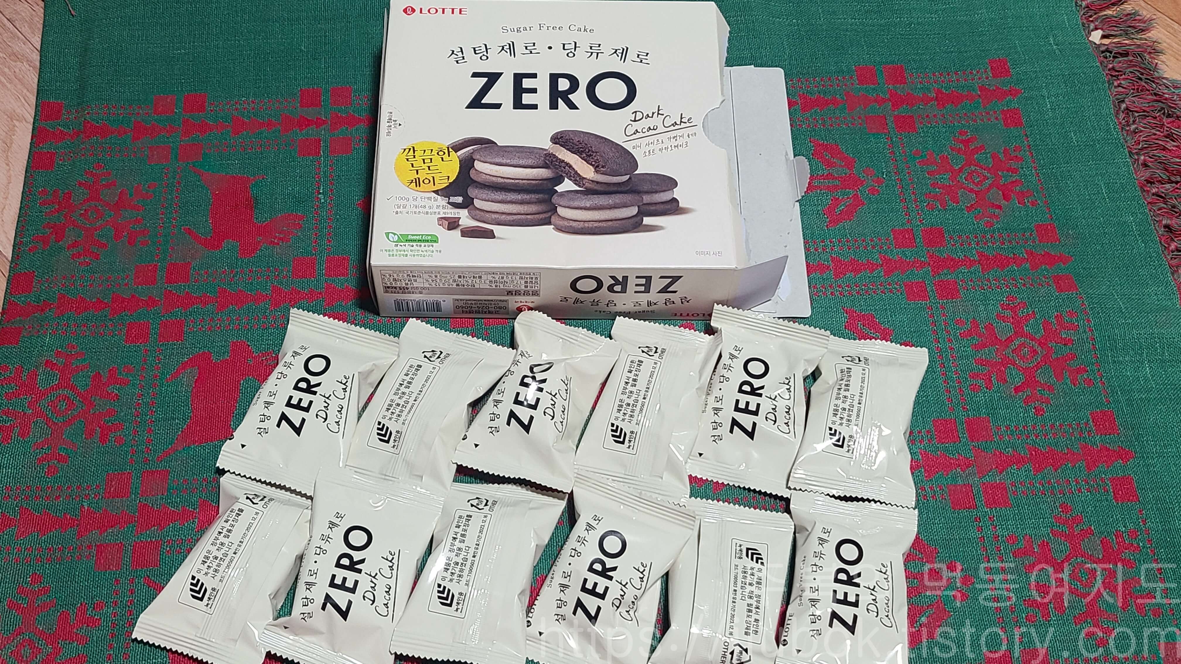 롯데-제로-카카오케이크-12개