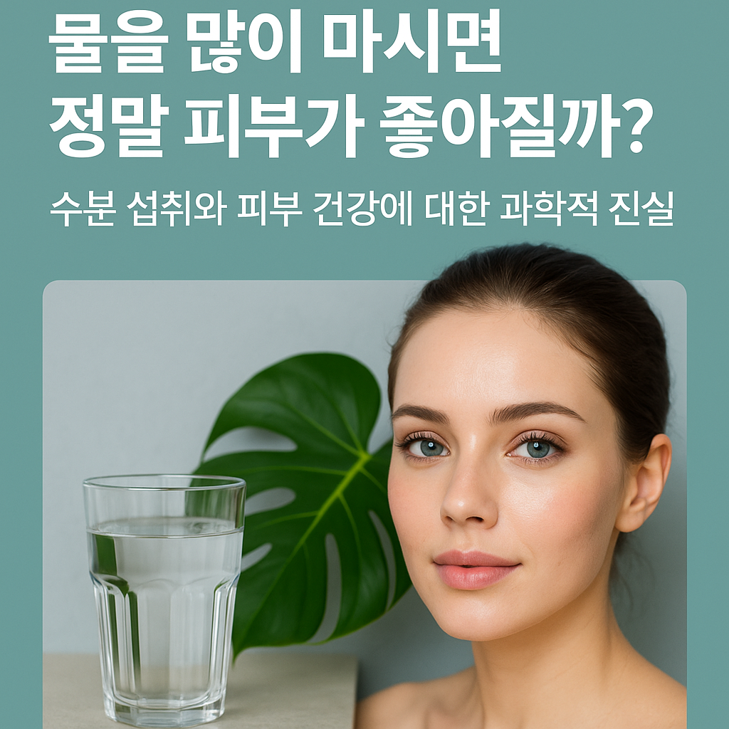 물을 많이 마시면 정말 피부가 좋아질까 수분 섭취와 피부 건강에 대한 과학적 진실