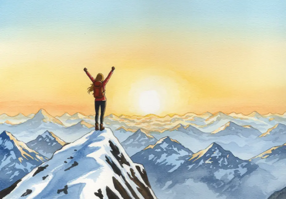 높은 산에 오르는 꿈 해몽