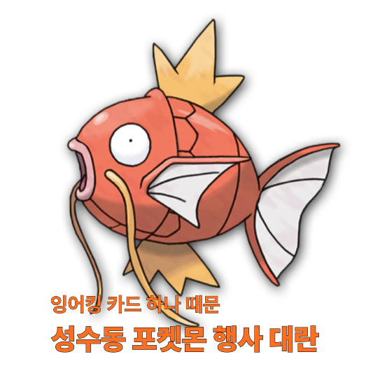 성수동 포켓몬 행사 대란 총정리｜잉어킹 카드 하나 때문에 폭발