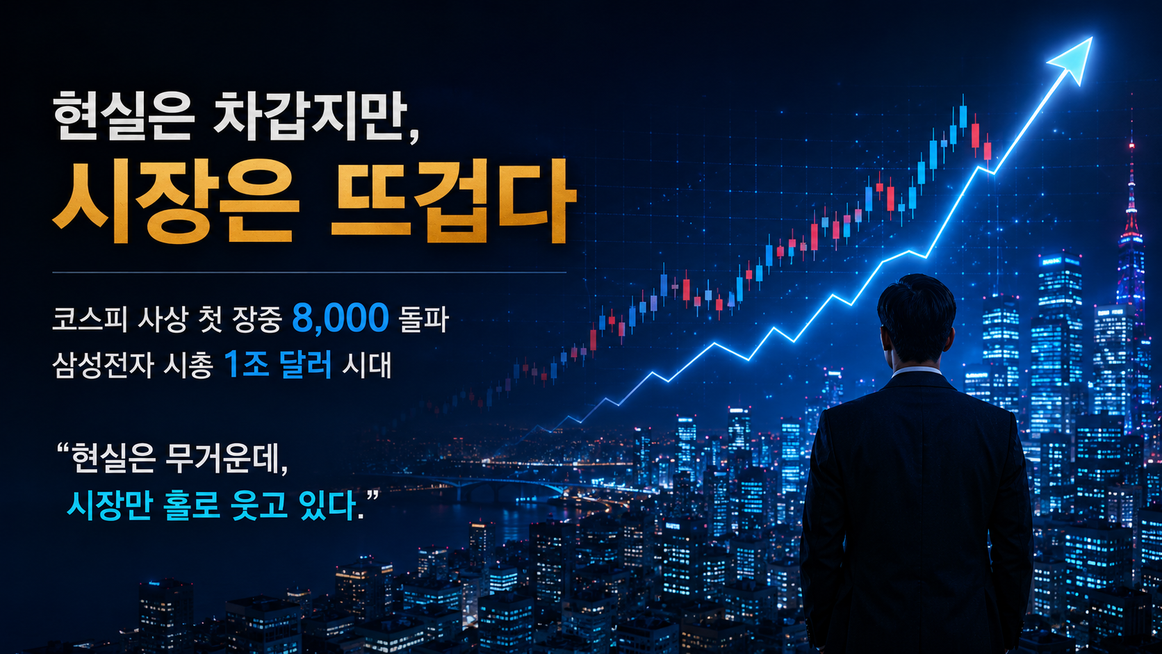 코스피 8000 상승 그래프와 한국 증시
