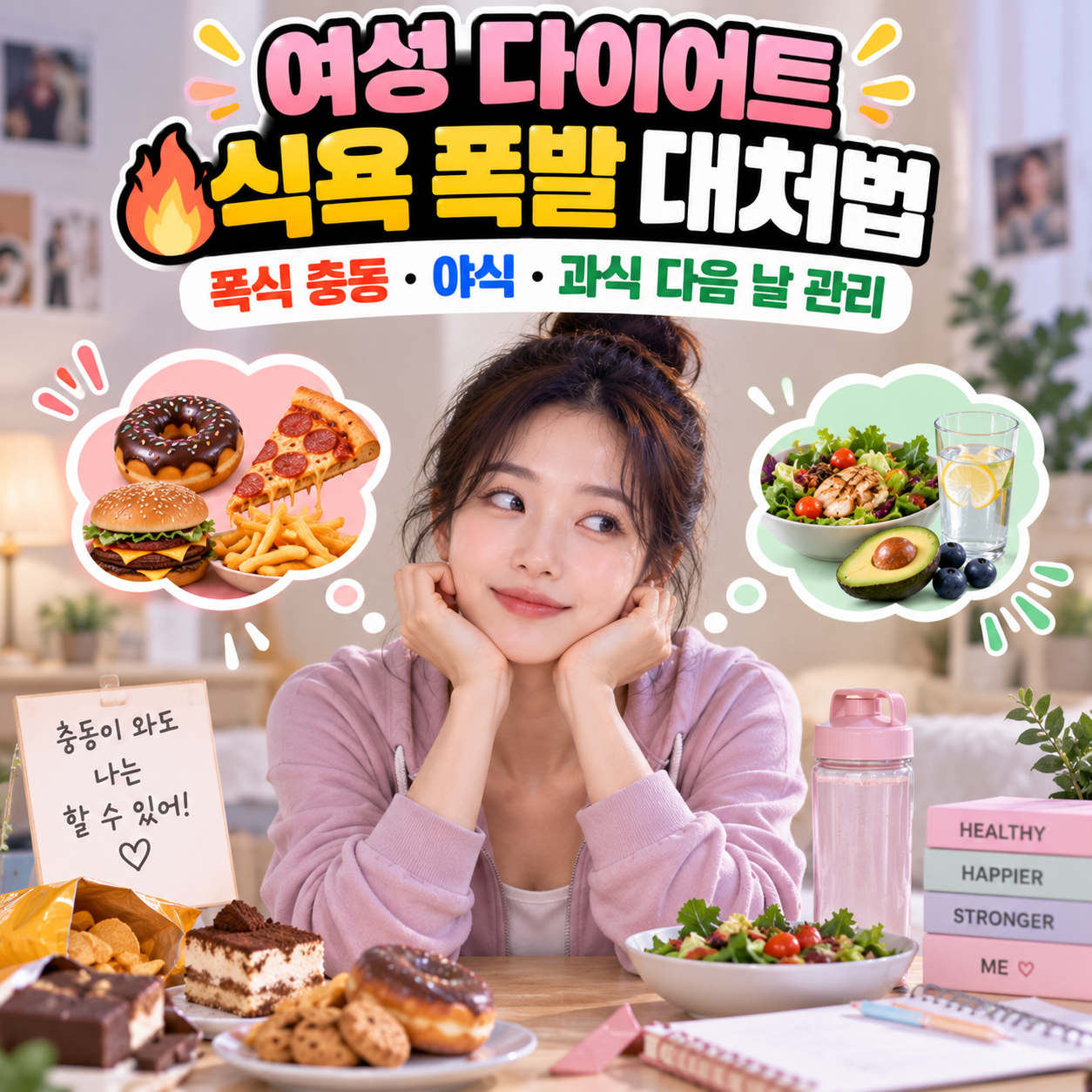 여성 다이어트 식욕 폭발 대처법