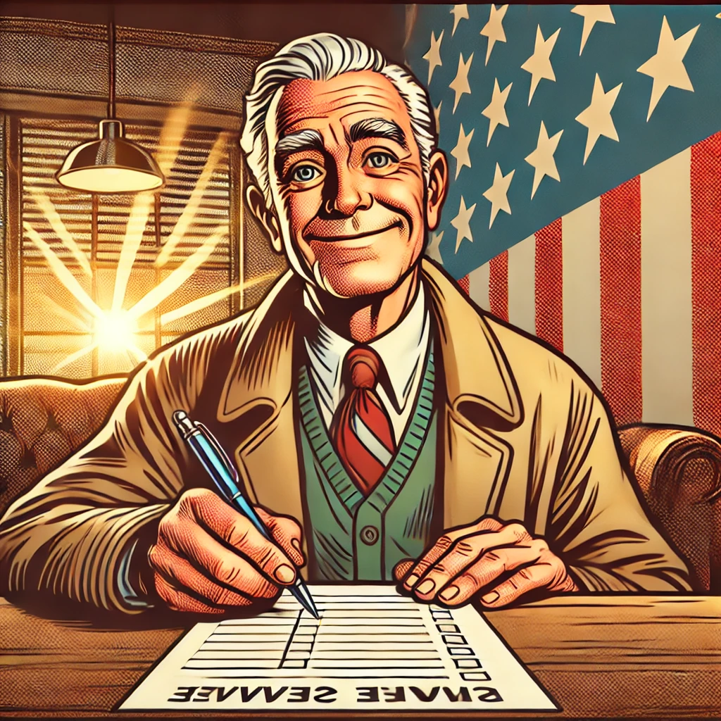 SMCQ 테스트를 하는 노인