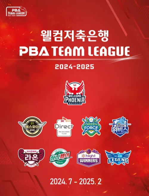 프로 당구 웰컴저축은행 PBA 팀리그 3라운드 경기 시간 대진표 팀 순위 결과 중계 LPBA