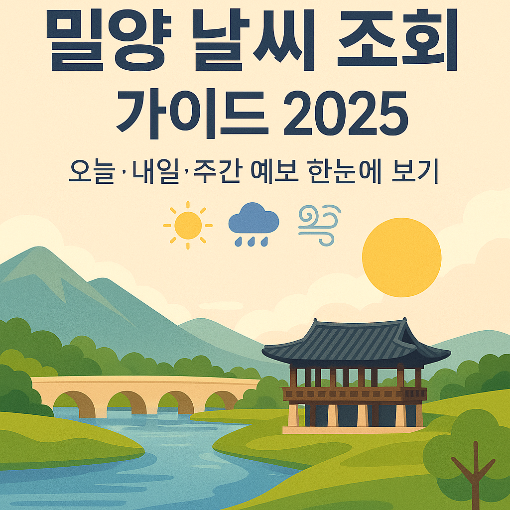 밀양 날씨