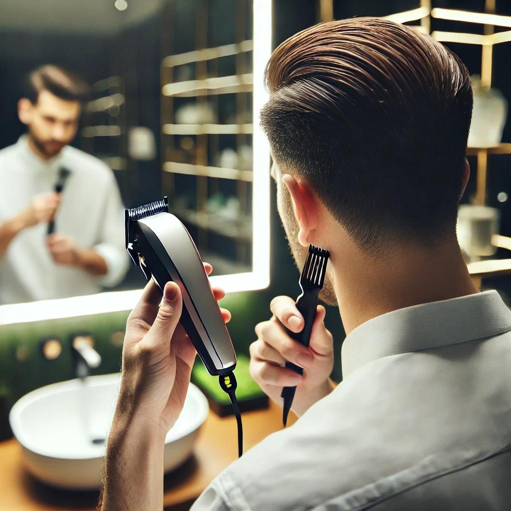 남자 머리 바리깡