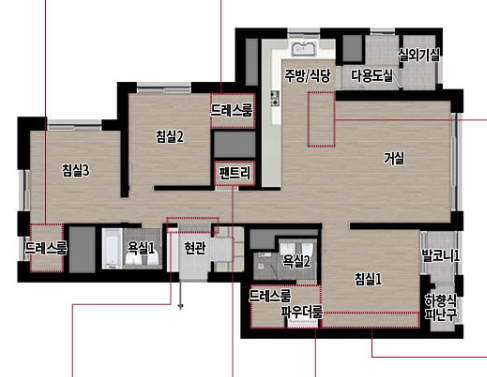 검단-롯데캐슬-넥스티엘-평면도-84D