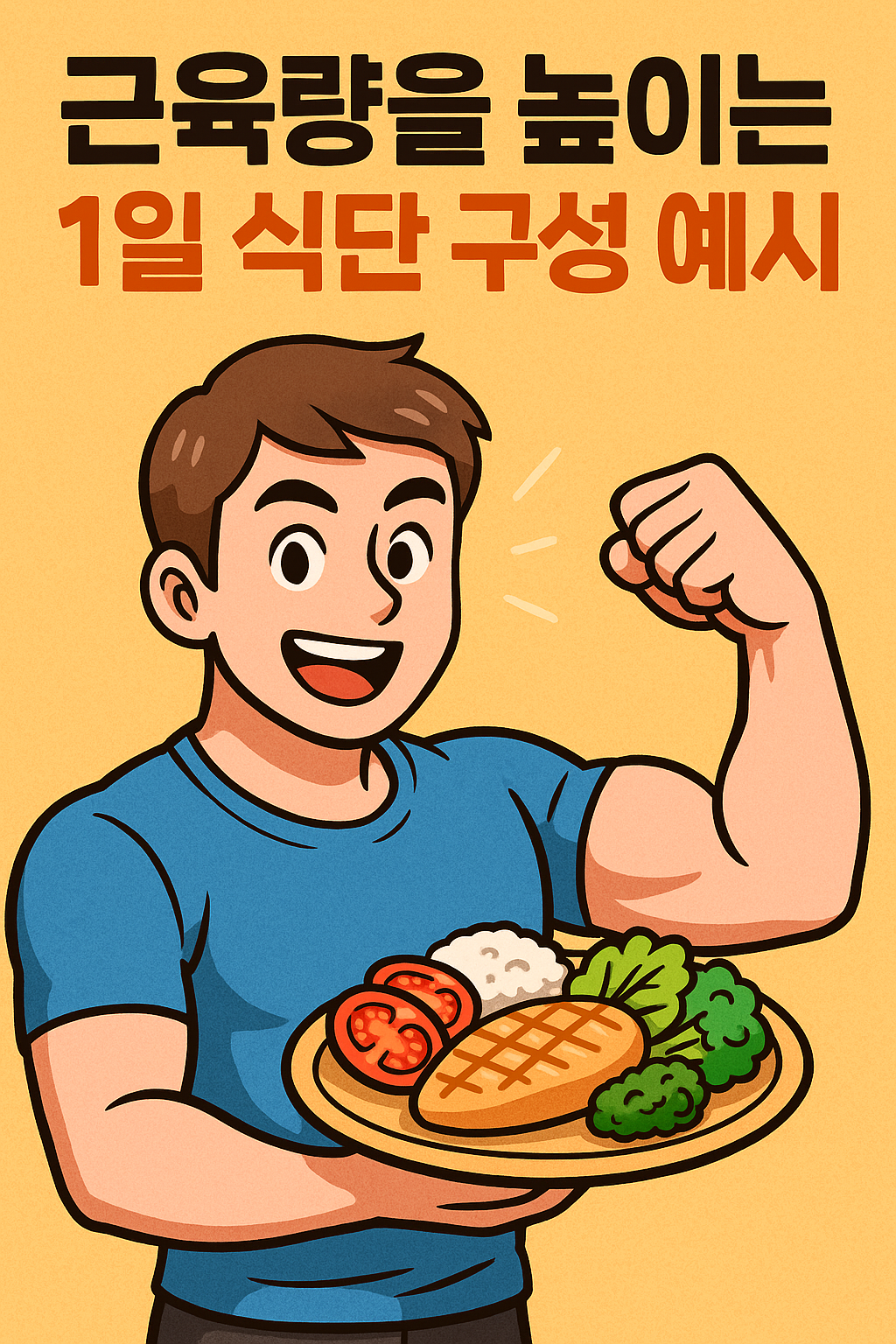 근육량을 높이는 1일 식단 구성 예시 관련사진