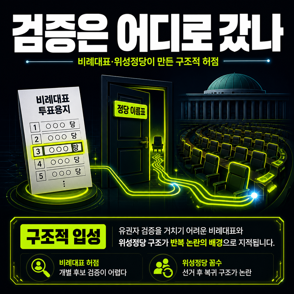 검증은 어디로 갔나