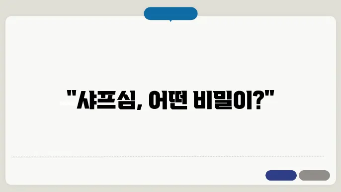 샤프 관련 정보