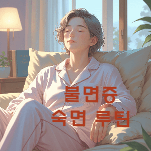 불면증 3분 숙면 루틴