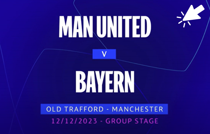 UEFA 챔피언스리그 그룹A조 맨체스터 유나이티드 VS 바이에른 뮌헨 하이라이트