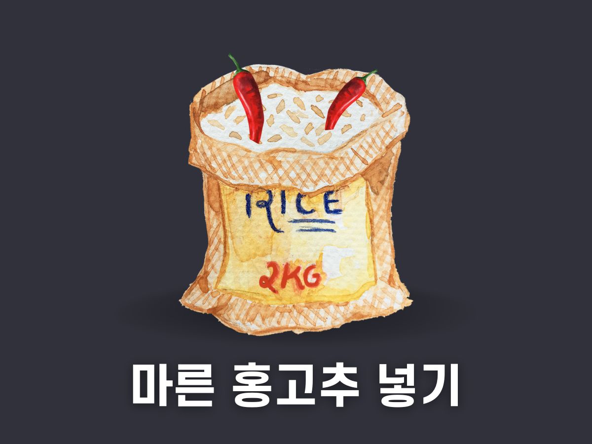 쌀벌레 방지하는 법