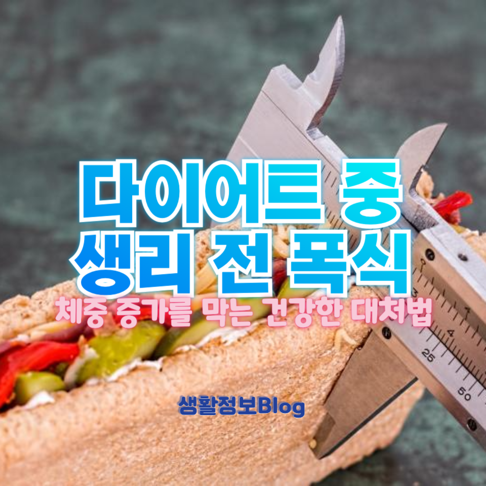 다이어트 중 생리기간 폭식