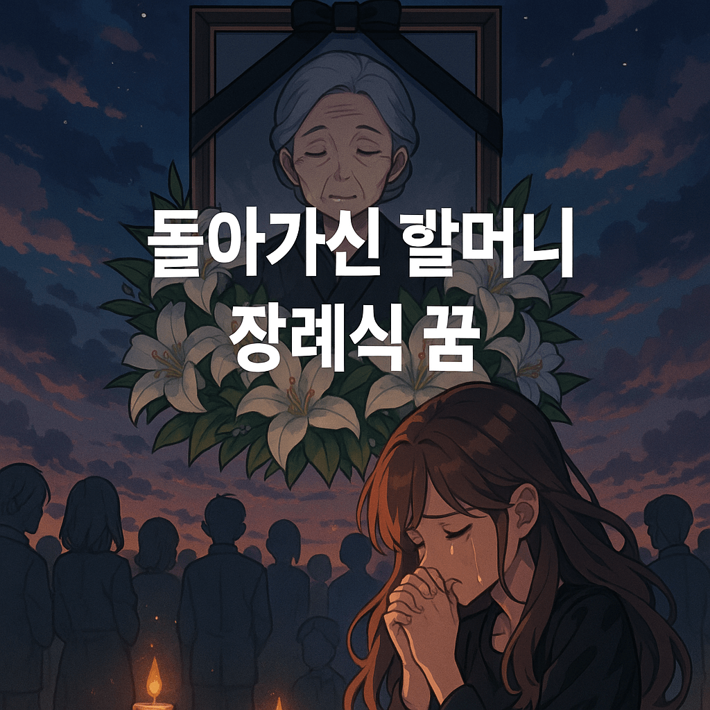 돌아가신 할머니 장례식 꿈