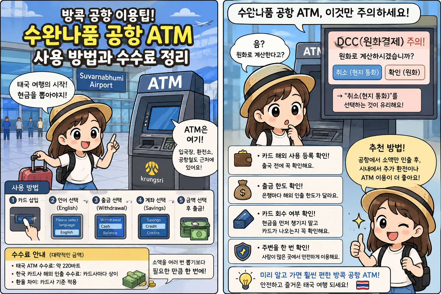 방콕 공항 이용팁